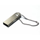 USB 2.0-флешка на 128 Гб с мини чипом и круглым отверстием, серебристый USB 2.0-флешка на 128 Гб с мини чипом и круглым отверстием, серебристый