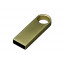 USB 3.0-флешка на 64 Гб с мини чипом и круглым отверстием, золотистый