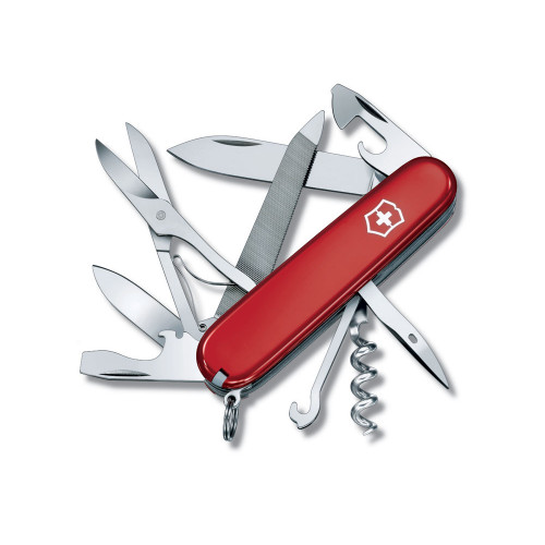 Нож перочинный VICTORINOX Mountaineer, 91 мм, 18 функций, красный Нож перочинный VICTORINOX Mountaineer, 91 мм, 18 функций, красный
