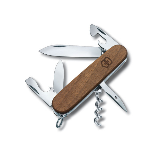 Нож перочинный VICTORINOX Spartan Wood, 91 мм, 10 функций, рукоять из орехового дерева Нож перочинный VICTORINOX Spartan Wood, 91 мм, 10 функций, рукоять из орехового дерева