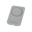 Магнитный беспроводной внешний аккумулятор MagnetIQ, 5000 mah, 10 W, серый Cool gray 7C Магнитный беспроводной внешний аккумулятор MagnetIQ, 5000 mah, 10 W, серый Cool gray 7C