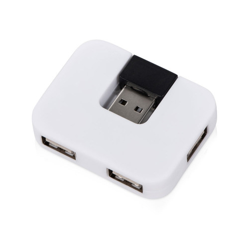 USB Hub Gaia на 4 порта, белый USB Hub Gaia на 4 порта, белый