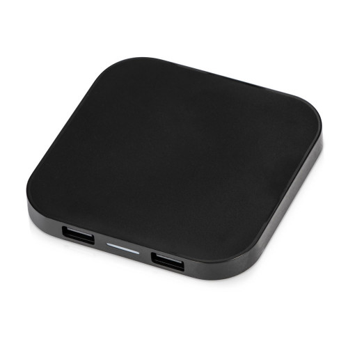 Беспроводная зарядка Tile с 2 USB-A, 5 Вт, черный Беспроводная зарядка Tile с 2 USB-A, 5 Вт, черный