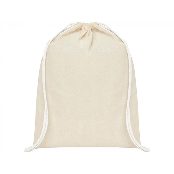 Рюкзак со шнурком Tenes из хлопка плотностью 140 г/м2, natural