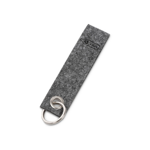 Брелок Felt из RPET-фетра, серый Брелок Felt из RPET-фетра, серый
