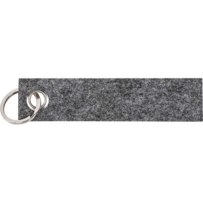 Брелок Felt из RPET-фетра, серый