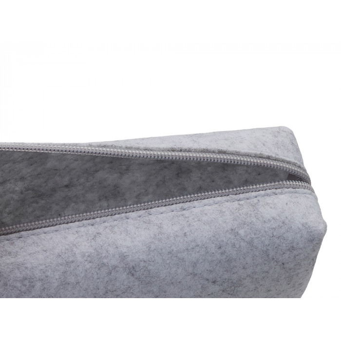 Пенал Felt из RPET-фетра, светло-серый