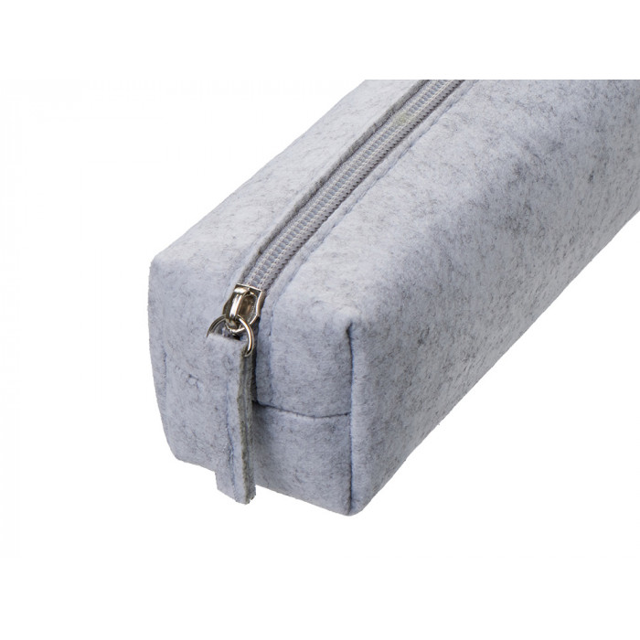Пенал Felt из RPET-фетра, светло-серый