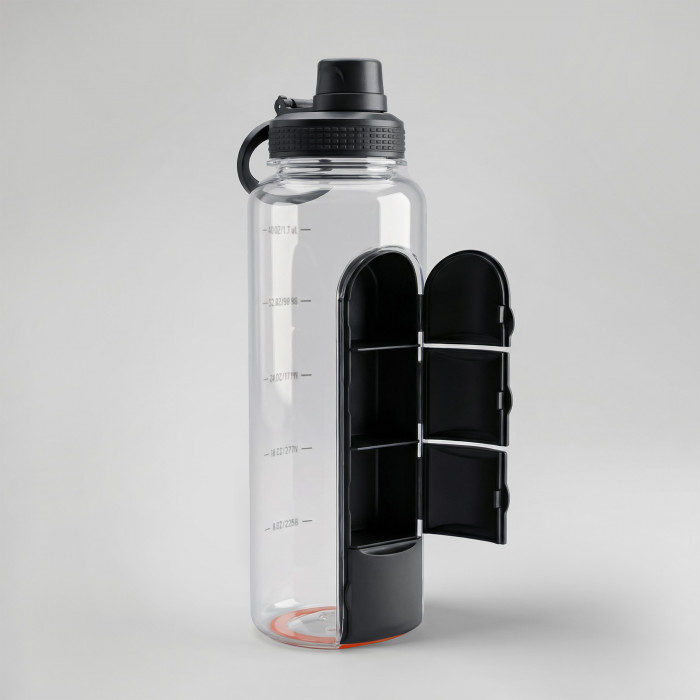 Бутылка для воды Electrolyte, черный