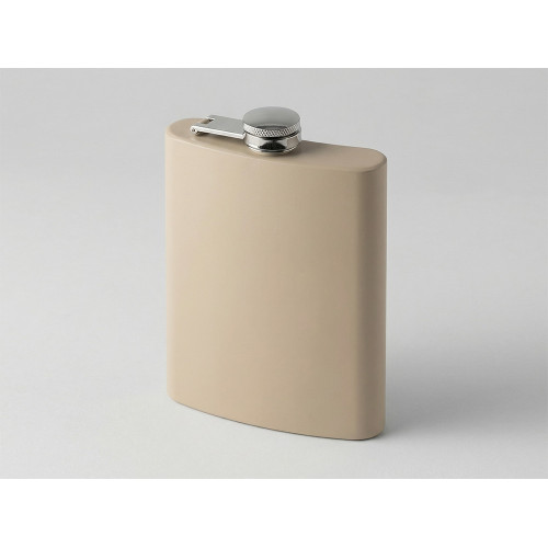 Фляжка 240 мл Remarque soft touch, 304 сталь, бежевый