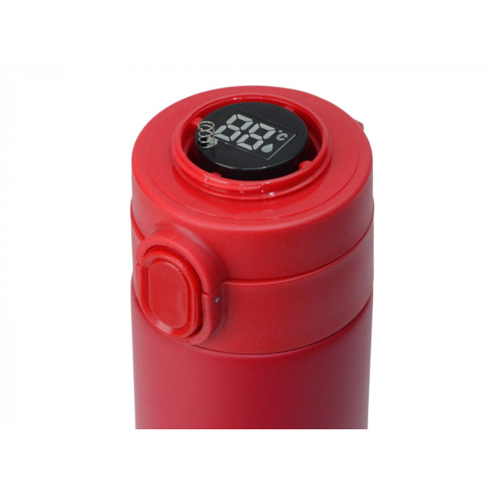 Вакуумная термокружка Waterline с медной изоляцией Bravo, 400 мл, тубус, красный