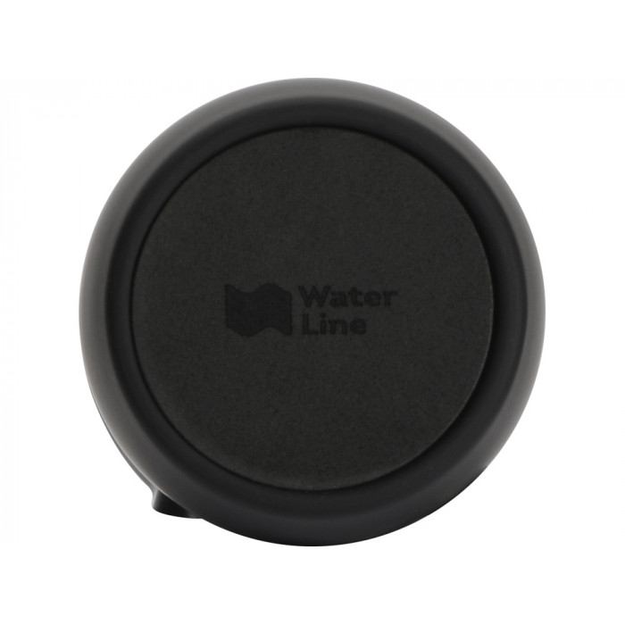Вакуумная термокружка с кнопкой Streamline, Waterline, soft-touch, тубус, черный