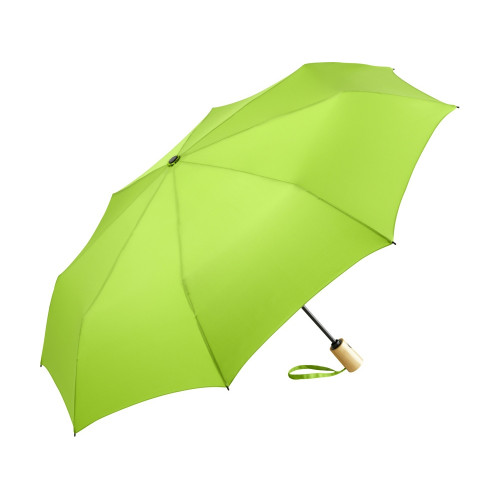 Зонт складной 5429 ÖkoBrella из бамбука, полуавтомат, лайм Зонт складной 5429 ÖkoBrella из бамбука, полуавтомат, лайм