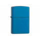 Зажигалка ZIPPO Classic с покрытием Sapphire™, латунь/сталь, синяя, глянцевая, 38x13x57 мм