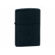 Зажигалка ZIPPO Classic с покрытием Black Matte, латунь/сталь, чёрная, матовая, 38x13x57 мм