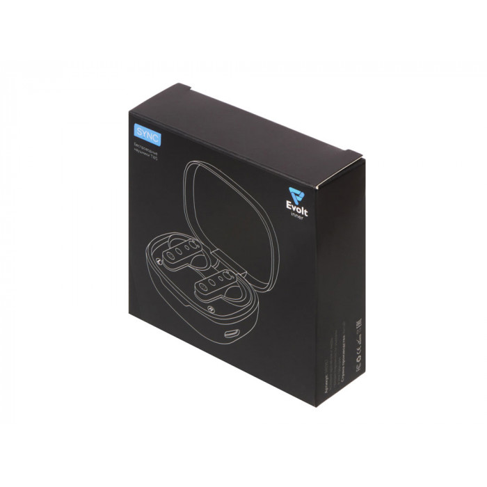 Беспроводные наушники TWS wireless Sync, черный