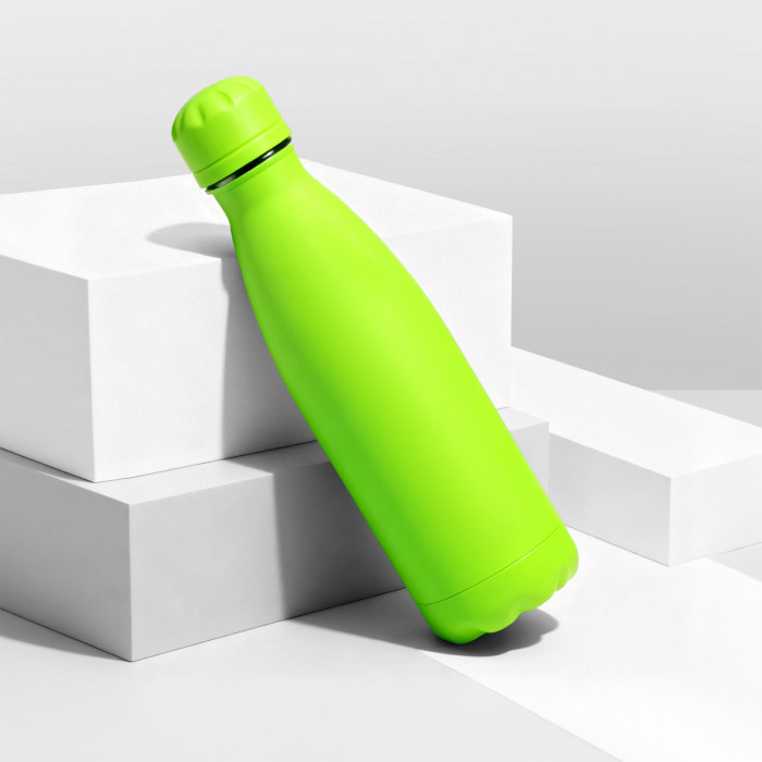Вакуумная термобутылка Vacuum bottle C1, soft touch, 500 мл, зеленое яблоко