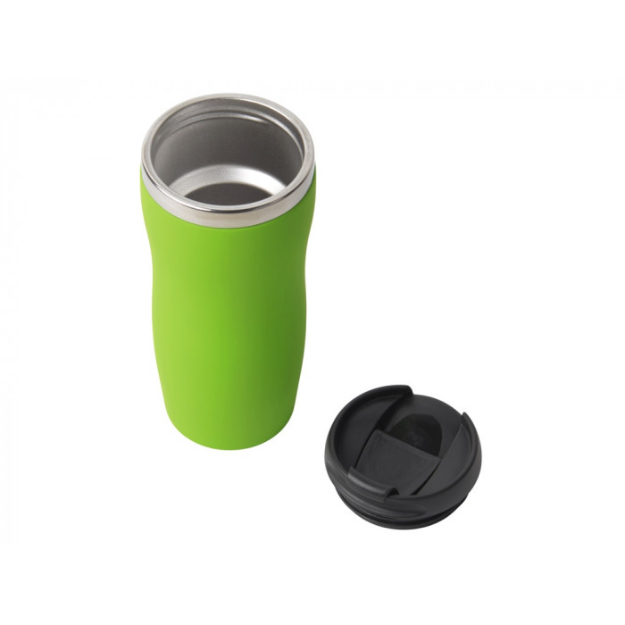 Термокружка Double wall mug C1, soft touch, 350 мл, зеленое яблоко