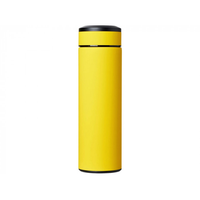 Вакуумный термос Vacuum Flask C1, soft touch, 420мл, желтый