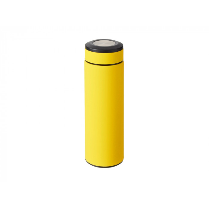 Вакуумный термос Vacuum Flask C1, soft touch, 420мл, желтый