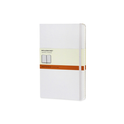 Записная книжка Moleskine Classic (в линейку) в твердой обложке, Large (13х21см), белый Записная книжка Moleskine Classic (в линейку) в твердой обложке, Large (13х21см), белый