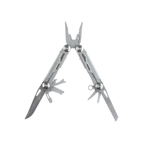 Мультитул Stinger, 105x45 мм, 12 функций, сталь, серебристый, в комплекте нейлоновый чехол Мультитул Stinger, 105x45 мм, 12 функций, сталь, серебристый, в комплекте нейлоновый чехол
