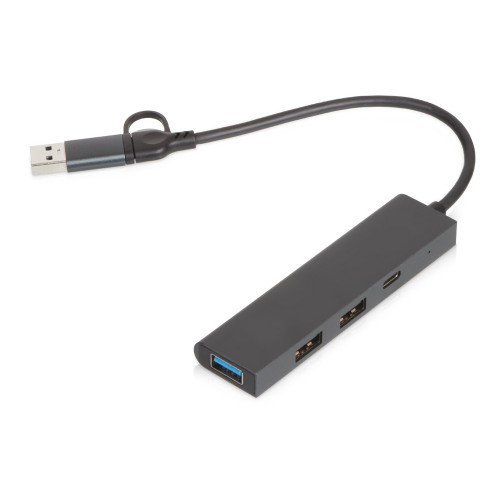 USB-концентратор Command, серый USB-концентратор Command, серый