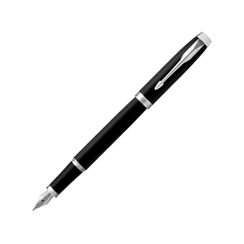 Перьевая ручка Parker IM Mat Black CT, перо: F, цвет чернил: blue, в подарочной упаковке. Перьевая ручка Parker IM Mat Black CT, перо: F, цвет чернил: blue, в подарочной упаковке.
