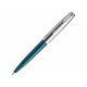 Шариковая ручка Parker 51 CORE TEAL BLUE CT, стержень: M, цвет чернил: black, в подарочной упаковке.