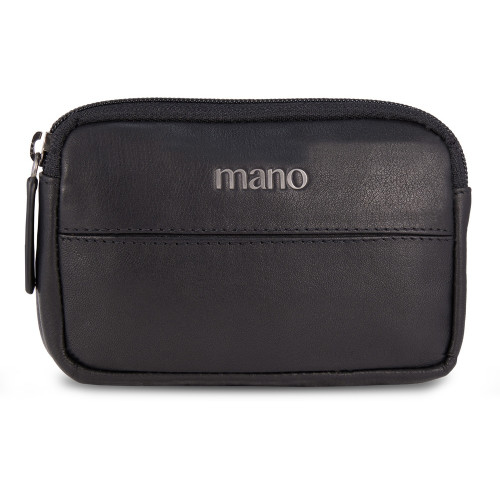 Ключница Mano Don Romeo, с RFID защитой, натуральная кожа в чёрном цвете, 11 х 2 х 7 см Ключница Mano Don Romeo, с RFID защитой, натуральная кожа в чёрном цвете, 11 х 2 х 7 см