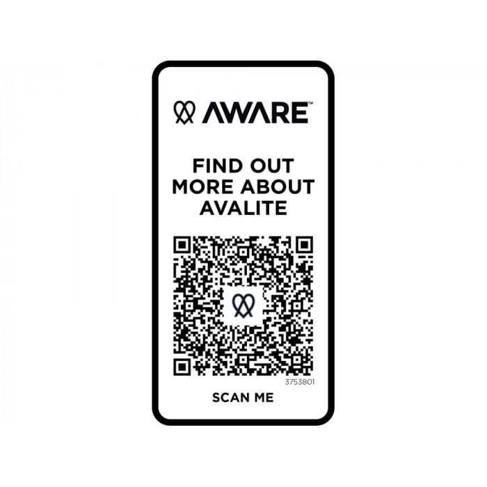 Avalite футболка унисекс Aware™ из переработанных материалов с коротким рукавом - Белый
