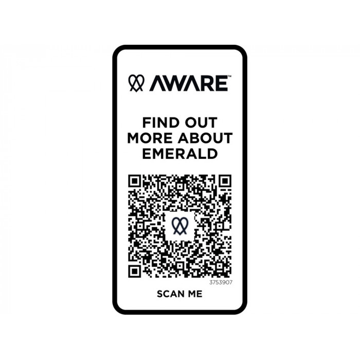 Emerald поло унисекс с коротким рукавом из переработанных материалов Aware™. - Бежевый