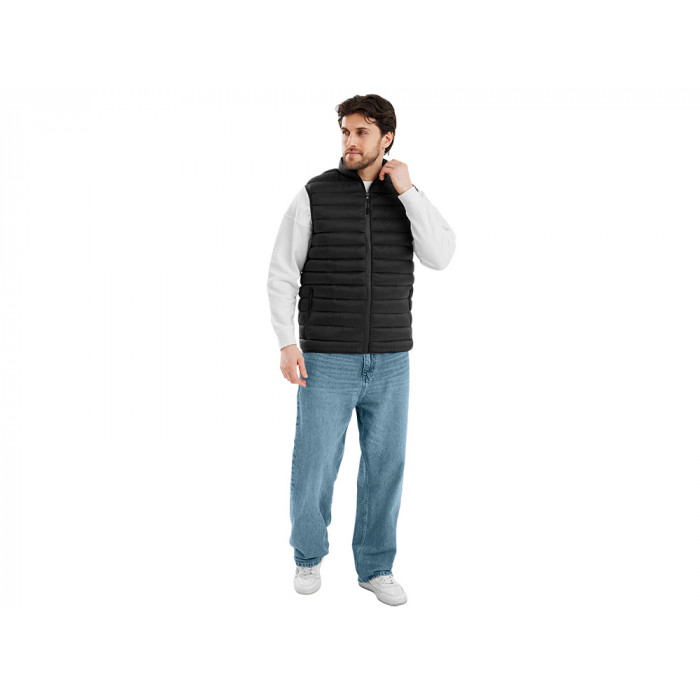 Стеганый жилет Uniqloud, черный
