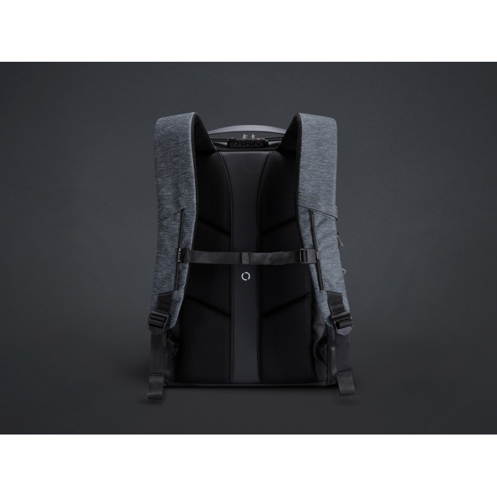 Антикражный рюкзак FlexPackPro для ноутбука 15.6, серый/черный