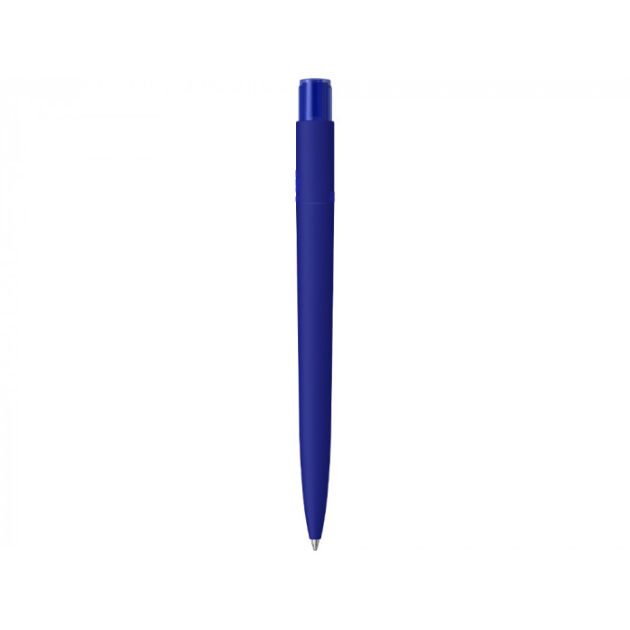 Шариковая ручка RECYCLED PET PEN PRO K transparent GUM soft-touch, синий