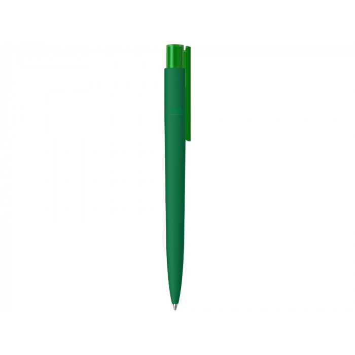 Шариковая ручка RECYCLED PET PEN PRO K transparent GUM soft-touch, зеленый
