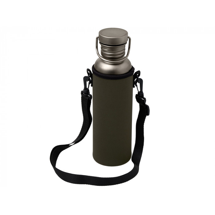Бутылка для воды из титана Titan, 750ml, темно-серый