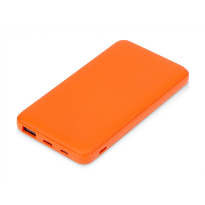 Подарочный набор c блокнотом С2, ручкой и повербанком 10000 mAh, оранжевый