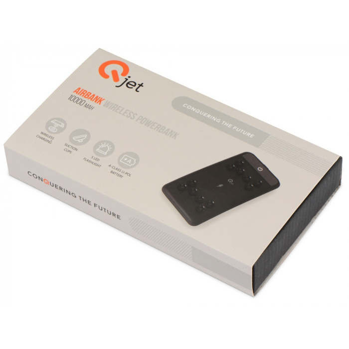 Портативное беспроводное зарядное устройство Airbank, 10000 mAh, черный (Р)