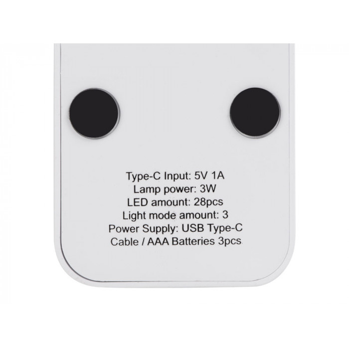 Складывающаяся настольная LED лампа Stack N, 3 Вт, белый (Р)