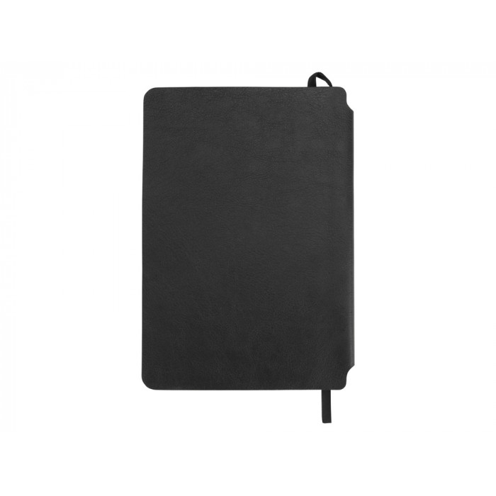 Блокнот Notepeno А5 с тонированными линованными страницами, черный (Р)