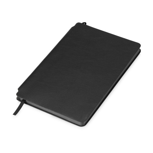 Блокнот Notepeno А5 с тонированными линованными страницами, черный (Р)