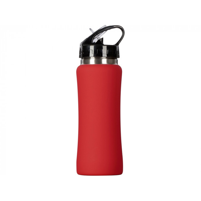 Бутылка для воды Bottle C1, сталь, soft touch, 600 мл, красный (Р)