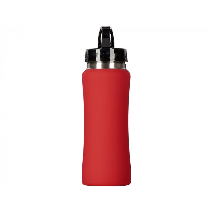Бутылка для воды Bottle C1, сталь, soft touch, 600 мл, красный (Р)