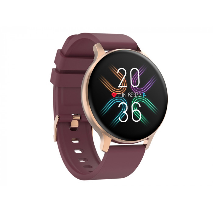 Смарт-часы Canyon SW-68  Badian, IP68, темно-красный (Р)