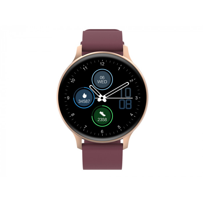 Смарт-часы Canyon SW-68  Badian, IP68, темно-красный (Р)
