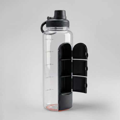 Бутылка для воды Electrolyte, черный (Р) Бутылка для воды Electrolyte, черный (Р)