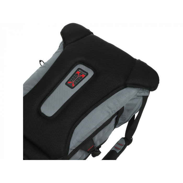 Рюкзак TORBER ДРАЙВ с отделением для ноутбука 15, серый/красный, полиэстер 1680D, 36x17x50 см, 30 л