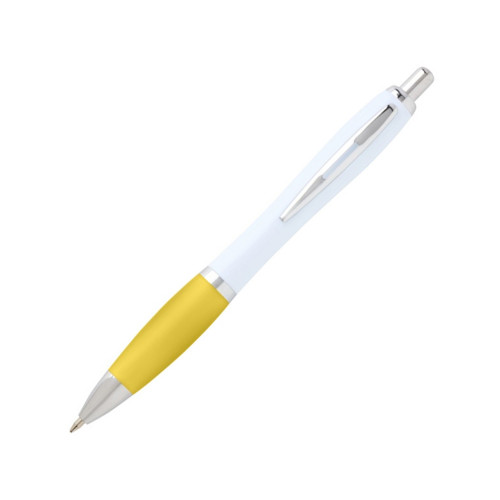 Nash шариковая ручка из переработанной пластмассы - Желтый (черные чернила) Nash шариковая ручка из переработанной пластмассы - Желтый (черные чернила)
