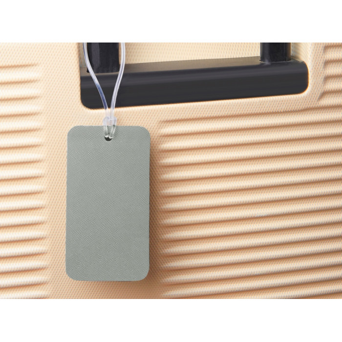 Багажная бирка Favor на силиконовой петле, серый